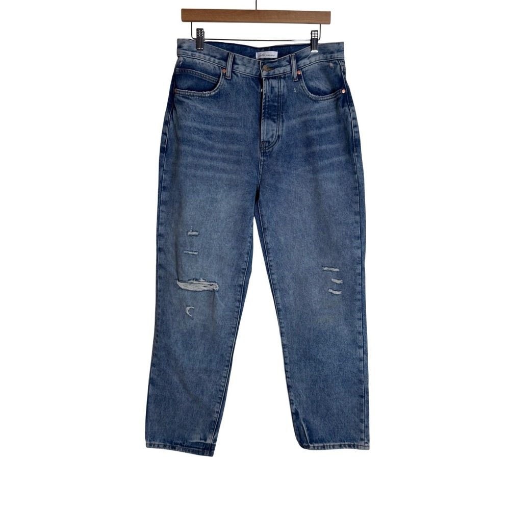 Betro Simone Women's Distressed Straight Leg Jeans Blue Size 29